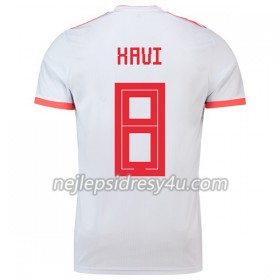 Fotbalový Dres Španělsko Xavi 8 Venkovní MS 2018